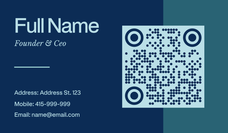 Sleek Minimal Card Business Card