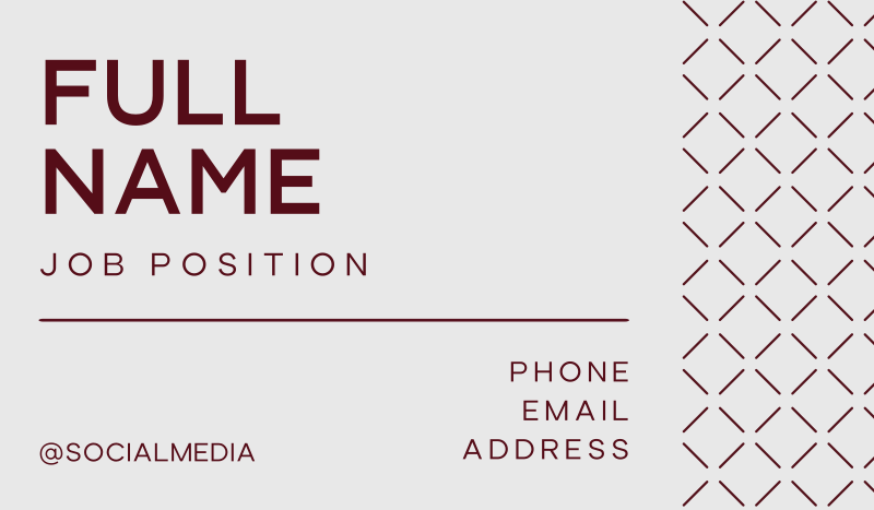 Modern Abstract Business Card