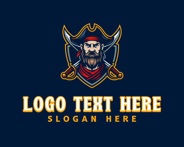 Nautical Pirate Gaming Shield