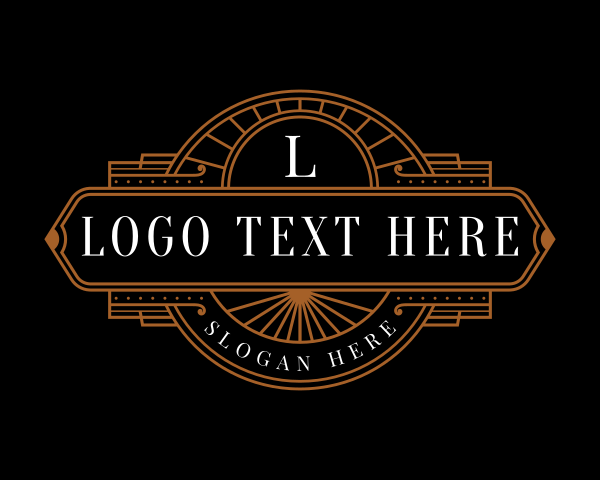 Elegant Art Deco Emblem
