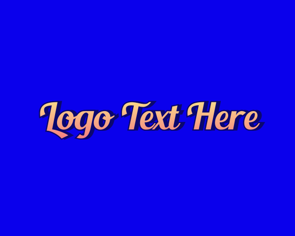 Retro Script Style